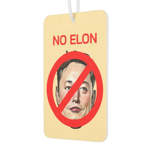KUNDENBAR Kein Elon Air Freshener Autolufterfrischer (Links)