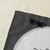 KUNDENBAR Kiwi Beach Handtuch mit Gruß  (Beispiel)