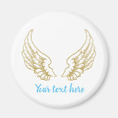 KUNDENBARE ANGEL WINGS RUNDSCHALTER MAGNET (Vorne)