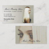 KUNDENBARE Beauty Salon Business Cards Visitenkarte (Vorne/Hinten)