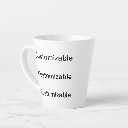 KUNDENBARE, große Tasse (Linke Ecke)