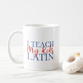 KUNDENBARE Homeschoschule Latein Superheld Kaffeetasse