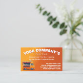 KUNDENBARE LKW-Visitenkarte Visitenkarte (Stehend Vorderseite)