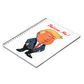 KUNDENBARE TRUMP Spiralnotebooks Notizblock (Linke Seite)