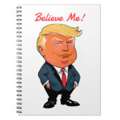 KUNDENBARE TRUMP Spiralnotebooks Notizblock (Vorderseite)