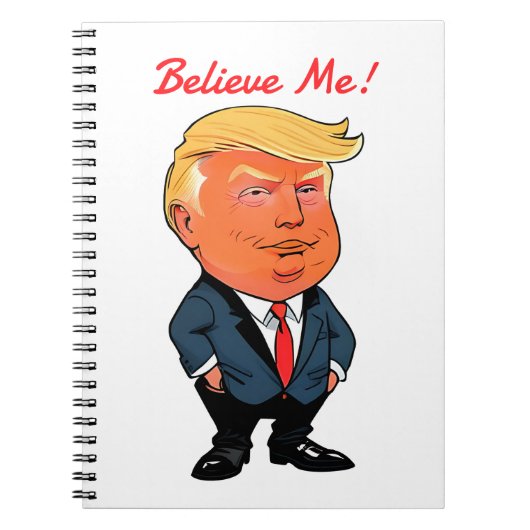 KUNDENBARE TRUMP Spiralnotebooks Notizblock (Vorderseite)