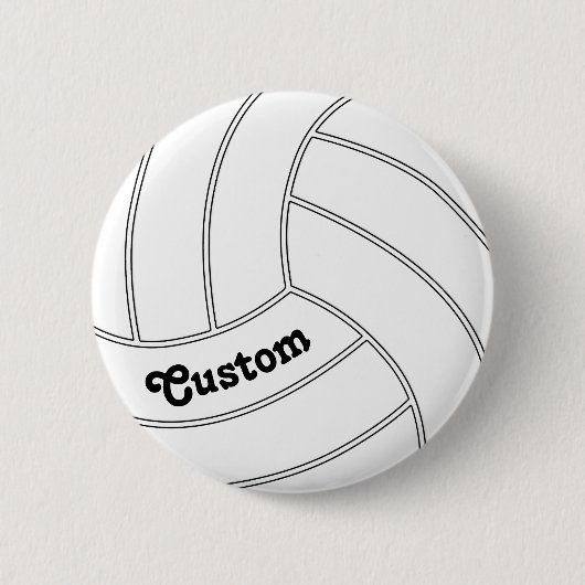 KUNDENBARE Volleyball-Runder Button-Button Button (Vorderseite)