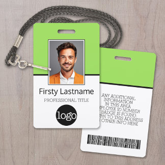 Kundenbetreuer - Foto, Bar, Logo, Name Ausweis