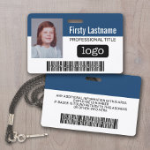 Kundenbetreuer - Foto, Bar, Logo, Name Ausweis