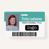 Kundenbetreuer - Foto, Bar, Logo, Name Ausweis (Vorderseite)