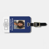 Kundenbetreuer - Foto, Bar, Logo, Name Gepäckanhänger (Vorderseite horizontal)