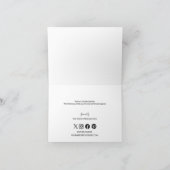 Kundenbewertung Anpassbares Geschäft Dankeskarte (Innenseite)