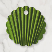 Kundenbewertungs-Unternehmen Green Palm Leaf Geschenkanhänger (Rückseite)