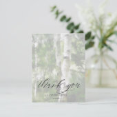 KUNDENBEWUSSTSEIN DANK IHRER KARTE-ASPEN-BAUDESIGN DANKESKARTE (Stehend Vorderseite)