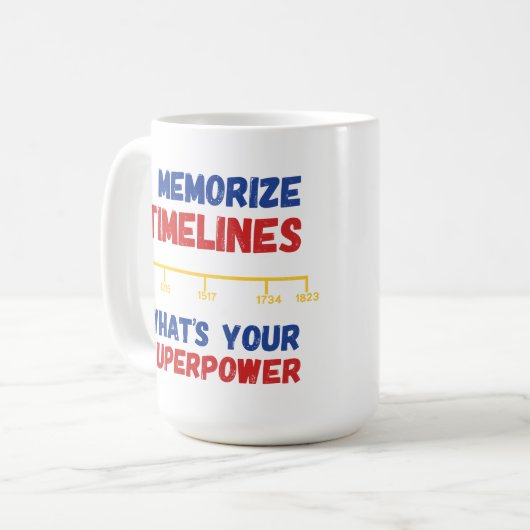 KUNDENBEWUSSTSEIN Homeschool Superheld Kaffeetasse (Vorderseite Links)