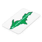 KUNDENBEWUSSTSWERKE ZEIGEN MICHIGANS U.P. MAGNET (Linke Seite)