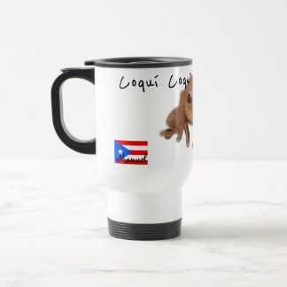KUNDENBEZEICHNUNG Coqui Puerto Rico Flag Reisebecher