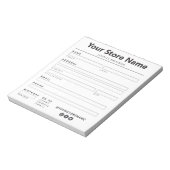 Kundenbindungsbelohnungen für Einzelhandel/Boutiqu Notizblock (Rotiert)