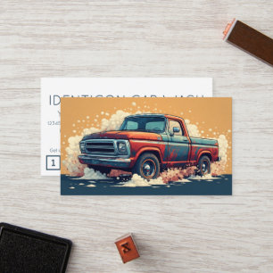 Kundenbindungskarte für Autowaschanlage Treuekarte