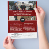 Kundendienst Flyer (Hand)