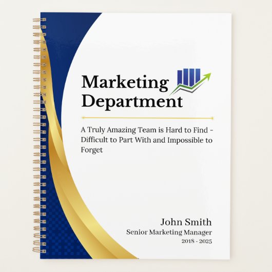 Kundendienstplaner für Marketings Planer (Vorderseite)