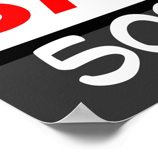 Kundendienstposter Poster (Ecke)