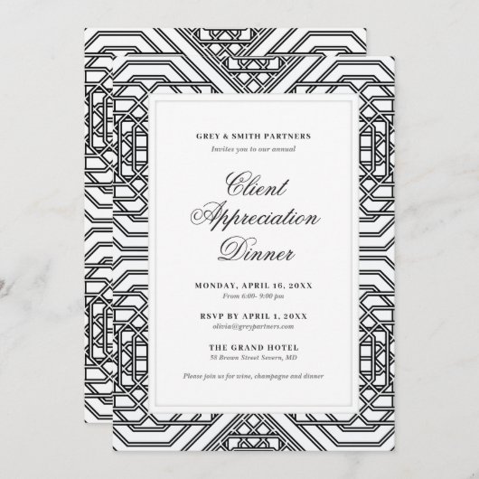 Kundenempfehlung Einladung (Vorne/Hinten)