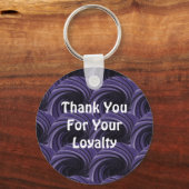 Kundenempfehlung Moderne Kreise Vielen Dank Schlüsselanhänger (Vorderseite)