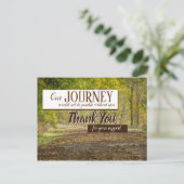 Kundenempfehlung Postkarte - Geschäftsreise (Stehend Vorderseite)