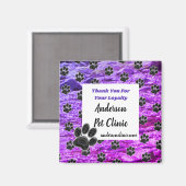 Kundenempfehlung Tierbetreuer Vielen Dank Magnet (Vorderseite/Rückseite)