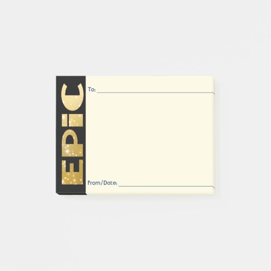 Kundenerkennungskudos für Mitarbeiter Post-it Klebezettel (Vorderseite)