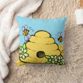 Kundengebundene Bienen und Kissen (Decke)