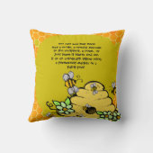 Kundengebundene Bienen und Kissen (Rückseite)