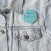 Kundengebundene Brautjungfernknöpfe in hellblauem Button (Beispiel)