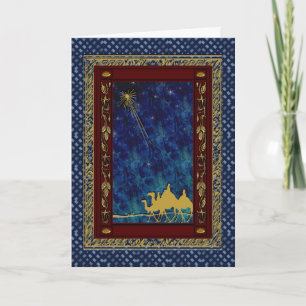 Kundengebundene drei Männers-Weihnachtskarte Feiertagskarte