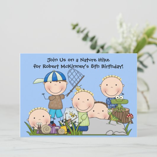 Kundengebundene Einladung (Stehend Vorderseite)