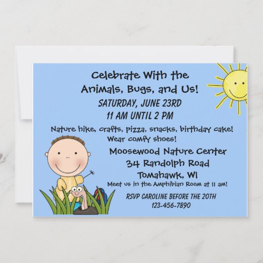 Kundengebundene Einladung (Rückseite)