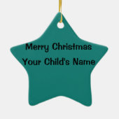 Kundengebundene Elefant-Verzierung Keramik Ornament (Hinten)