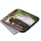 Kundengebundene Hochzeit Laptopschutzhülle (Vorne Knopf)
