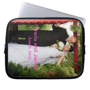 Kundengebundene Hochzeit Laptopschutzhülle