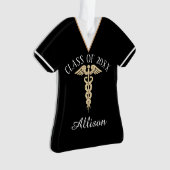 Kundengebundene Krankenschwester-Abschluss-Uniform Ornament (Vorderseite)