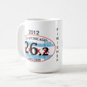 Kundengebundene - Marathon-Tasse - Stadt von Kaffeetasse (Vorderseite Links)