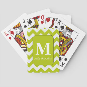 Kundengebundene mit Monogramm Spielkarten