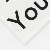 Kundengebundene personalisierte Fleece-Baby-Decke Fleecedecke (Ecke)