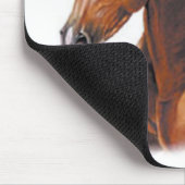 Kundengebundene Pferdeeinladungen und -karten Mousepad (Ecke)