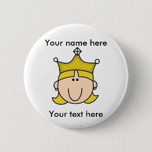 KUNDENGEBUNDENE PRINZESSIN BLOND BUTTON