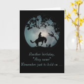 Kundengebundene sträubende Pferdealles- Gute zum Karte (Gelbe Blume)