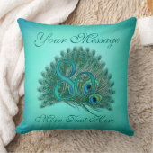Kundengebundene Text elegante 80. Kissen (Decke)