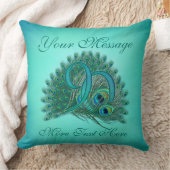 Kundengebundene Text elegante 90. Kissen (Decke)