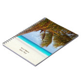 Kundengebundene tropische kühlende Strand-Szene Notizblock (Linke Seite)